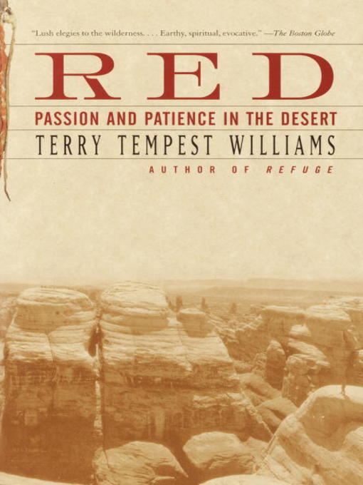 Title details for Red by Terry Tempest Williams - Available